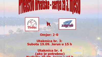 Prvenstvo Hrvatske - utakmice za 3. mjesto