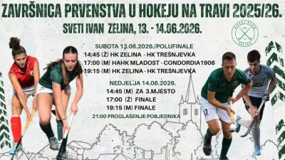 ZAVRŠNICA PRVENSTVA HRVATSKE U HOKEJU NA TRAVI 2025.26. FINAL FOUR
