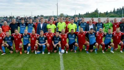 Veteranska reprezentacija Hrvatske na proslavi 80. rođendana NK Vinica