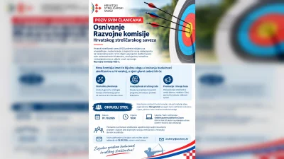 Hrvatski streličarski savez  za Sportsku Hrvatsku