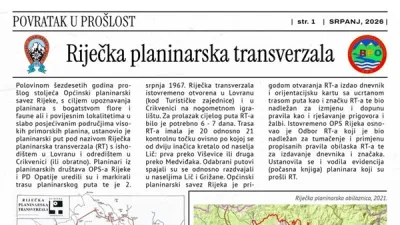 Povratak u prošlost: Riječka planinarska transverzala