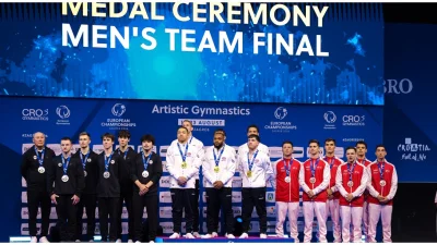 Britanci u dramatičnom finalu nadmašili ruske gimnastičare i došli do europskog ekipnog zlata u Zagrebu