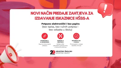 Hrvatski školski sportski savez  za Sportsku Hrvatsku