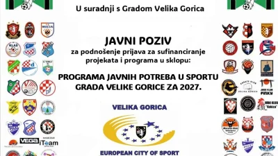 ZSU grada Velike Gorice  za Sportsku Hrvatsku