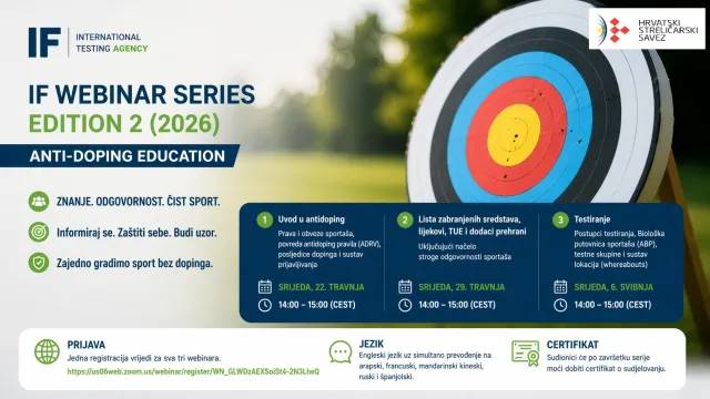 Hrvatski streličarski savez  za Sportsku Hrvatsku