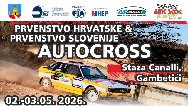 14. Nagrada Gambeti&cacute;a otvara sezonu autocrossa 2026.