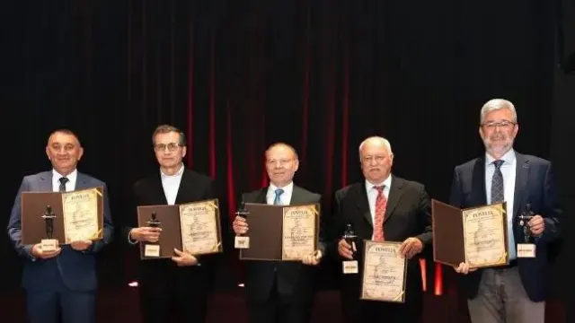 Na svečanosti u Malom kazalištu u Labinu Hrvatski olimpijski odbor ...