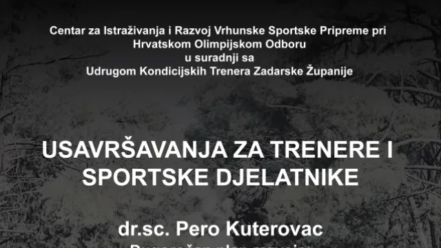 ŠZ Grada Zadra  za Sportsku Hrvatsku