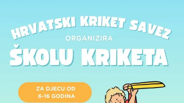 Hrvatski kriket savez ⓕ: Kriket za najmlađe!